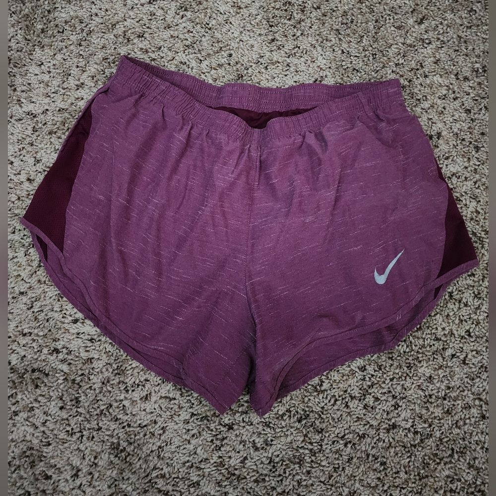 Nike Women's Maroon Athletic Shorts